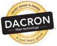 Dacron Fiberfill technology for your pillow
